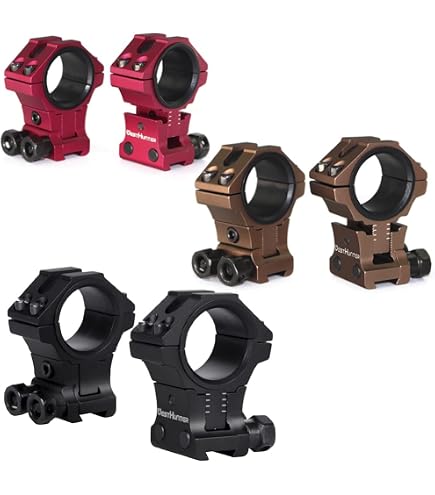 TRIROCK Supporto Anelli Binario 25.4mm/30mm Con Inclinometro E Livella Per Ottiche Picatinny Weaver