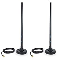 Bluespot 5G-Ready Outdoor Antenna For UK 4G/5G Broadband - 2x2 MIMO, SMA/TS9 Ports (White)