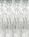 GOER 3.2 ft x 9.8 ft Metallic Tinsel Foil Fringe Curtains Party Photo Backdrop Party Streamers for Birthday,Graduation,New Year Eve Decorations Wedding Decor (Silver,5 pcs)