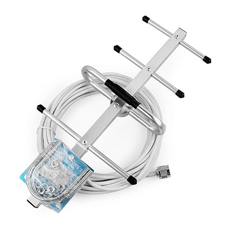 Phonetone die-Antenne Signal 2 g 3 g 8dBi Yagi Außen Antenne mit 10 m RG58 Kabel n-mâle Anschluss für Signal-Verstärker Handy