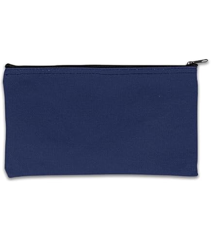 Amazon.com: 14 oz Black Canvas Zipper Bags 12 x 8 Inch – Heavy