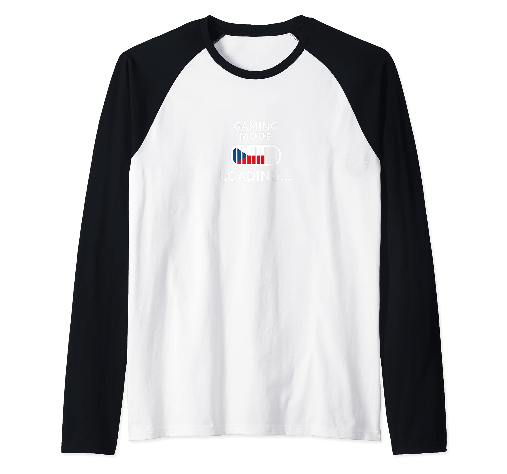 Flag Czech Republic Raglan Baseball Tee