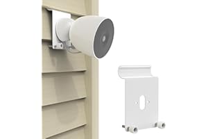 Koroao Vinyl Siding Mount Compatible with Google Nest Cam Outdoor (Wired, 2nd Gen) Security Camera (White)