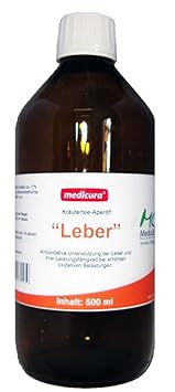 Leber Teekonzentrat mit Löwenzahn, Mariendistel, Artischocke, Salbei und Pfefferminzblätter - 500 ml