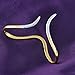 Mytys 2 Tone Palm Cuff Bangle for Women 18K Gold Plated Adjustable Size Hand Bracelets for Women (A1)