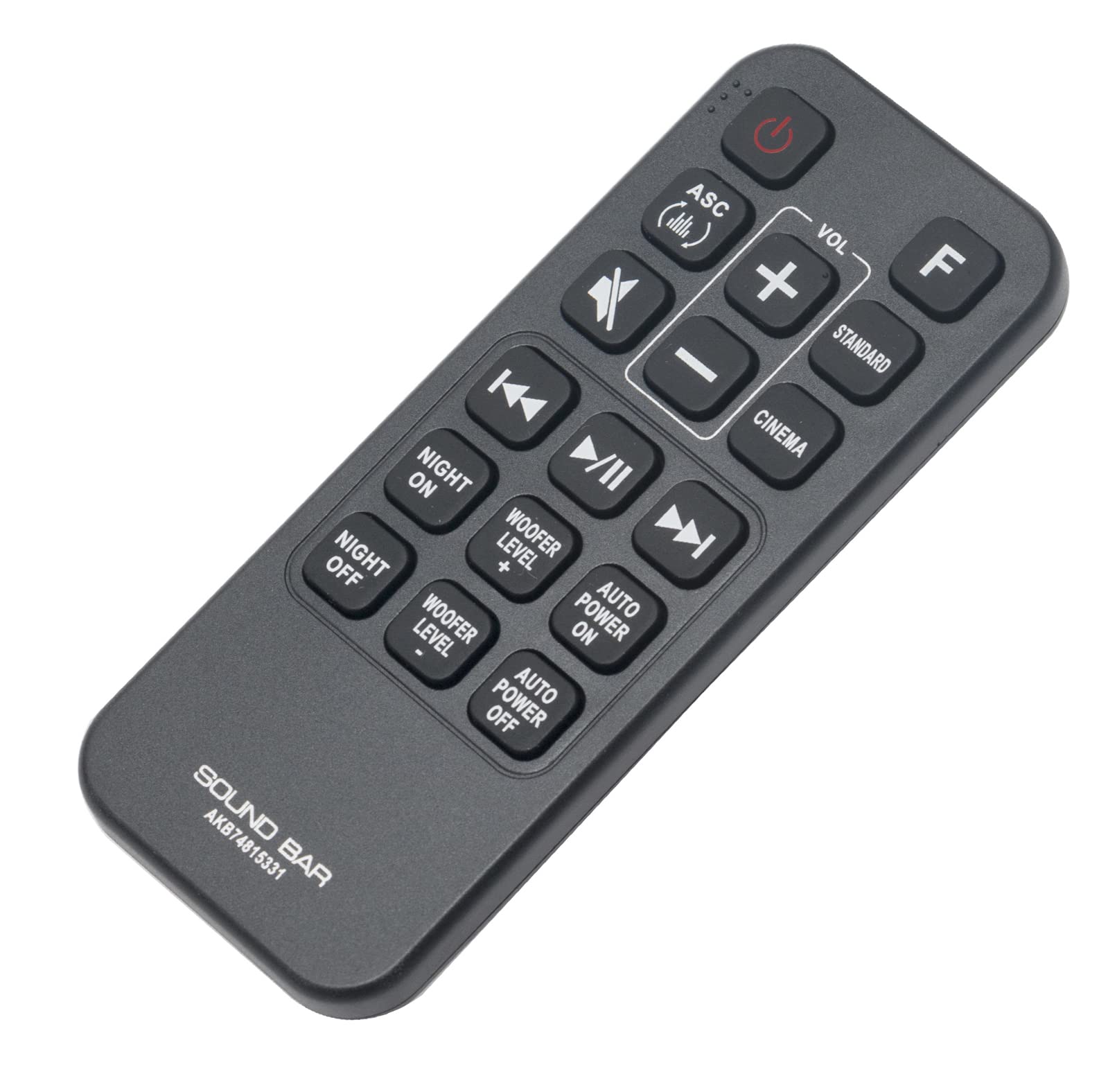 AULCMEET AKB74815331 sub AKB74815376 Replacement Remote Control Compatible with LG Wireless Soundbar Home Audio System SH4 SPH5B-W SH4D SH3K SPH4B-W SJ3 SPJ4B-W