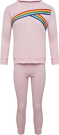 rainbow stripe tracksuit