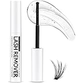 Miuffue Eyelash Glue Remover 5ML Cluster Lash Remover for Individual False Lashes, Bond and Wispys, Gentle Non-irritating Mas