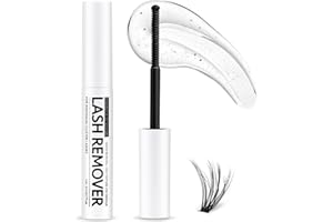 Miuffue Eyelash Glue Remover 5ML Cluster Lash Remover for Individual False Lashes, Bond and Wispys, Gentle Non-irritating Mascara Wand