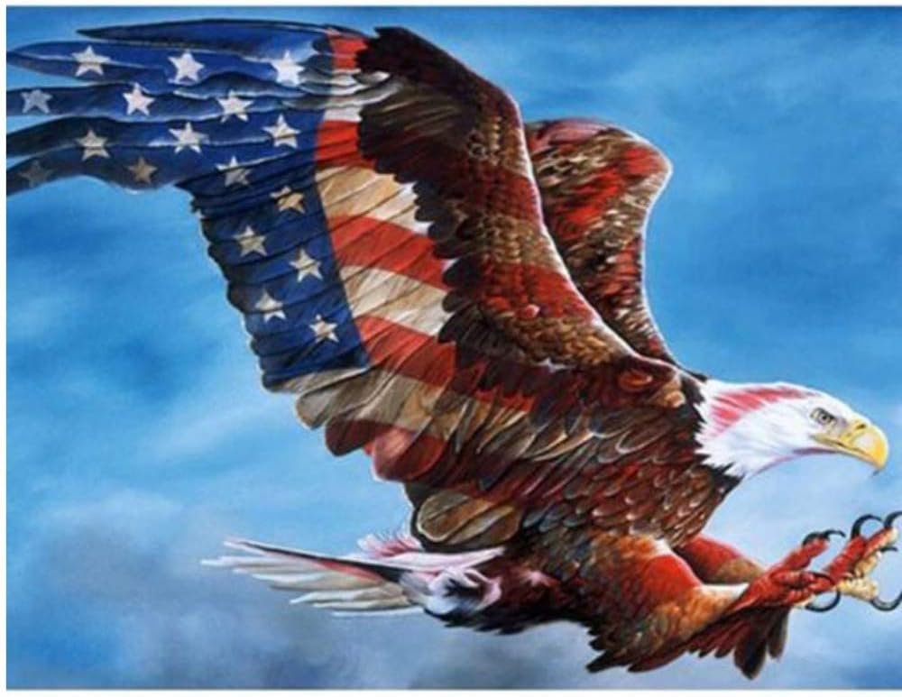 WACYDSD Jigsaw Puzzle 1000 Piece DIY Animal Eagle American