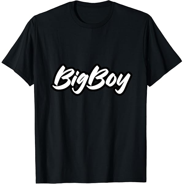 Amazon.com: Big Boy T-Shirt : Clothing, Shoes & Jewelry