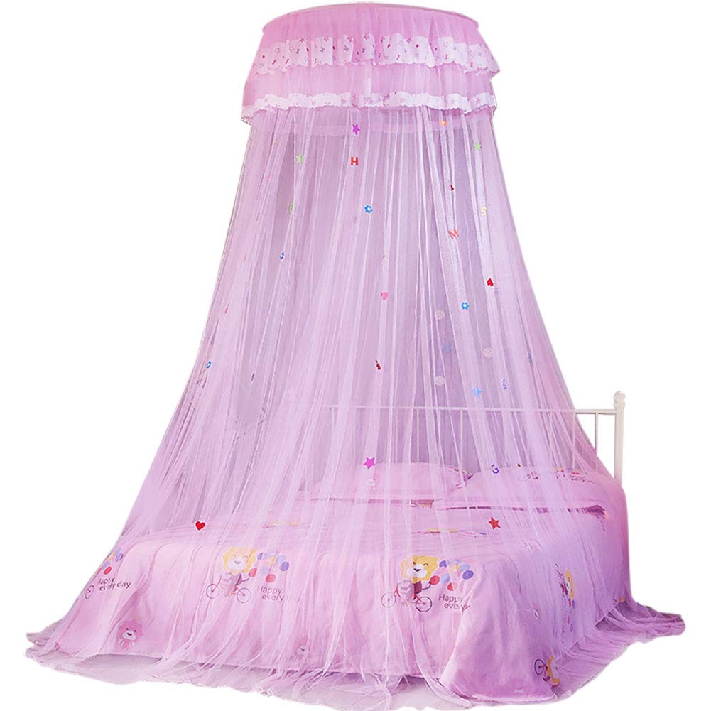 Rosa KEYREN Runde Baldachin Spitze Prinzessin Stil ...