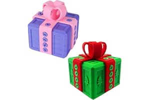 2 PC Annoying Gift Box with Screws, 3D Printed Gift Boxes, Prank Gift Box with 20 Screws,Funny Gift Boxes, Novelty Case Puzzl