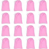 PATIKIL 30 Pcs Velvet Drawstring Bags, 5 x 7 Inch Large Velvet Cloth Jewelry Gift Pouches with Drawstring, Favor Candy Bag Dust Bag for Wedding Birthday Party Christmas, Pink