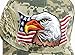 3D Emboridered Patriotic USA American Flag Flying Bird Design Baseball Cap Hat Visor (Army Digital Camo)