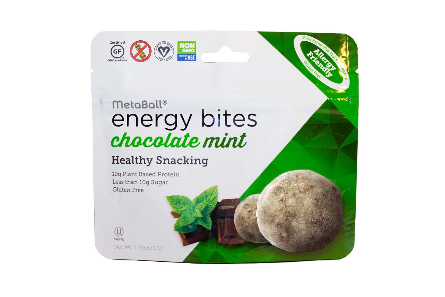 MetaBall Chocolate Mint Energy Bites