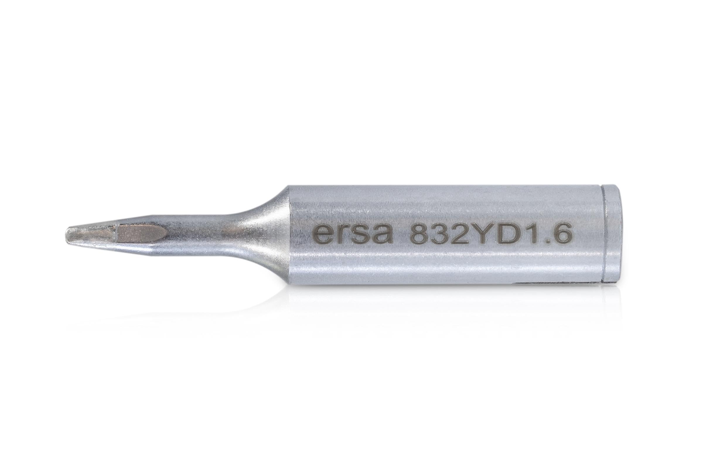 Ersa Ersadur 0832YD Long-Life Soldering Tip Straight Chisel-Shaped 1.6 mm Wide with Ersadur Coating