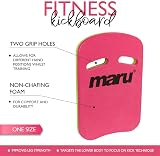MARU Maru Swimming Kickboard Pink Lime 42 x 28 cm Easy Grip Non-Chafing view 3