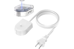 IBERLS Charger Base for Philips Sonicare Electric Toothbrush 4100, 5100, 5300, HX6000, HX3000, HX3681/ HX3641/ HX6857 Inductive Charging Cord (IPX7)
