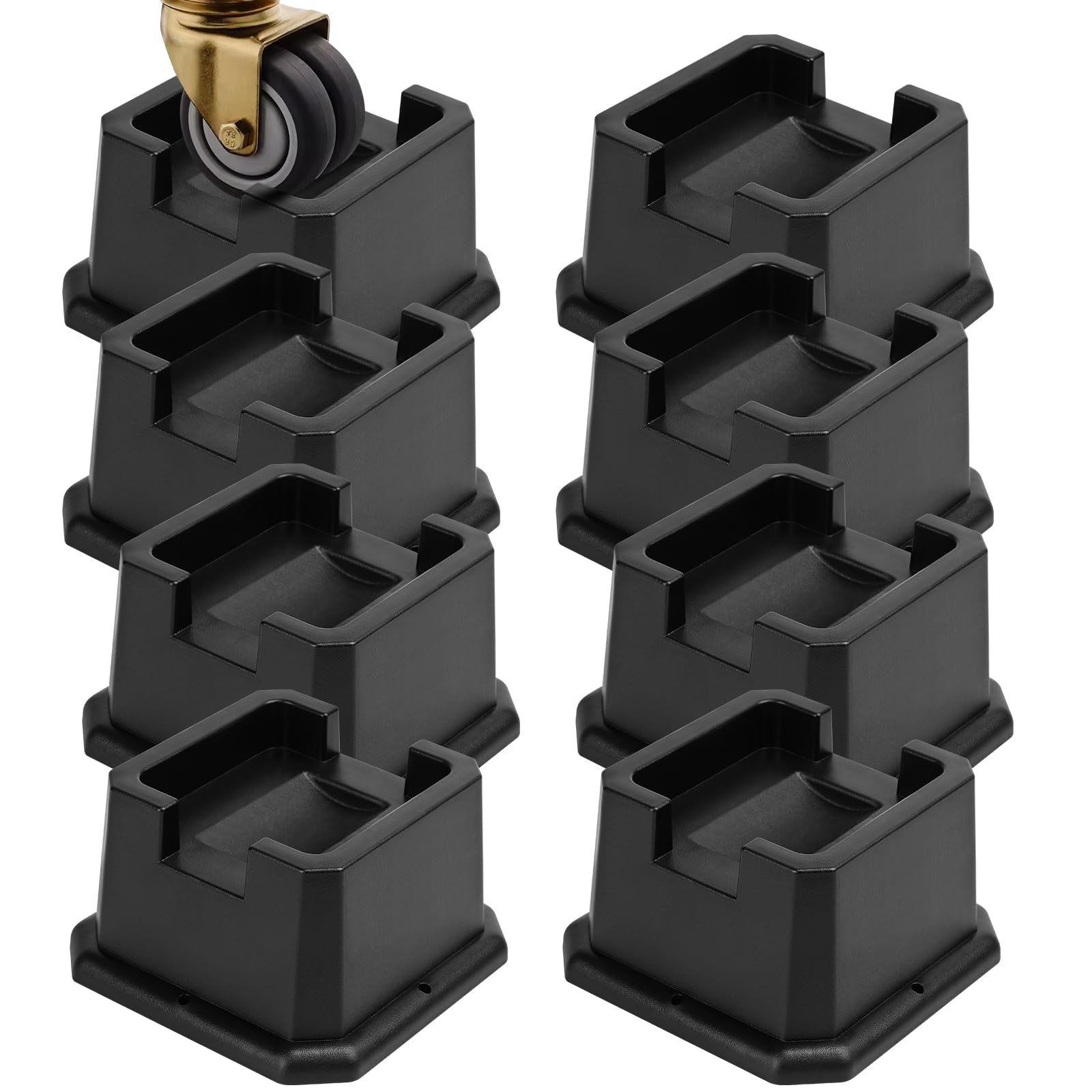 Mec Riser Posts MCXYEM Adjustable Bed Furniture Risers Elevation in Heights Heavy Duty ...