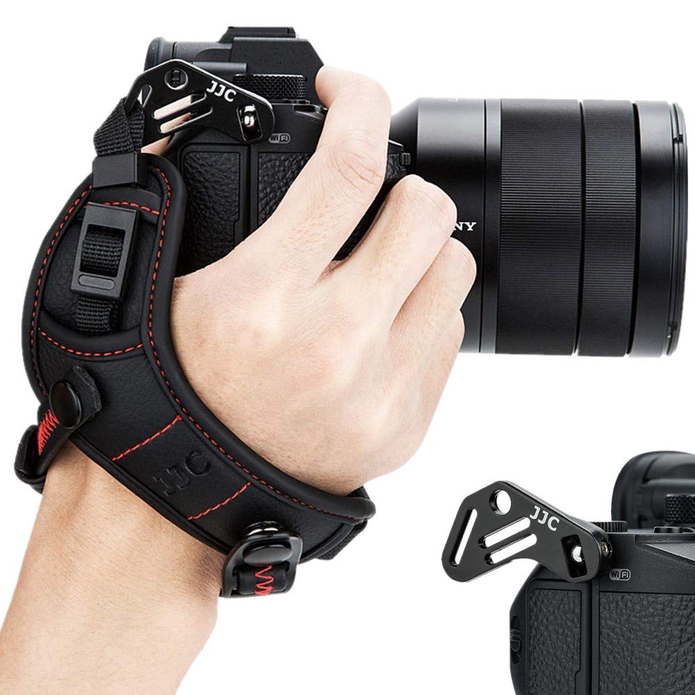 JJC Mirrorless Camera Hand Strap Wrist Strap Compatible for Nikon Z7 Z7 II Z6 Z6 II Sony A1 A7C A7III A7II A7RIII A7RII A7SII A9 A6500 A6400 Canon EOS R5 R6 Fuji X-E4 X-T3 X-T2 X-T30 X-E4 X-E3