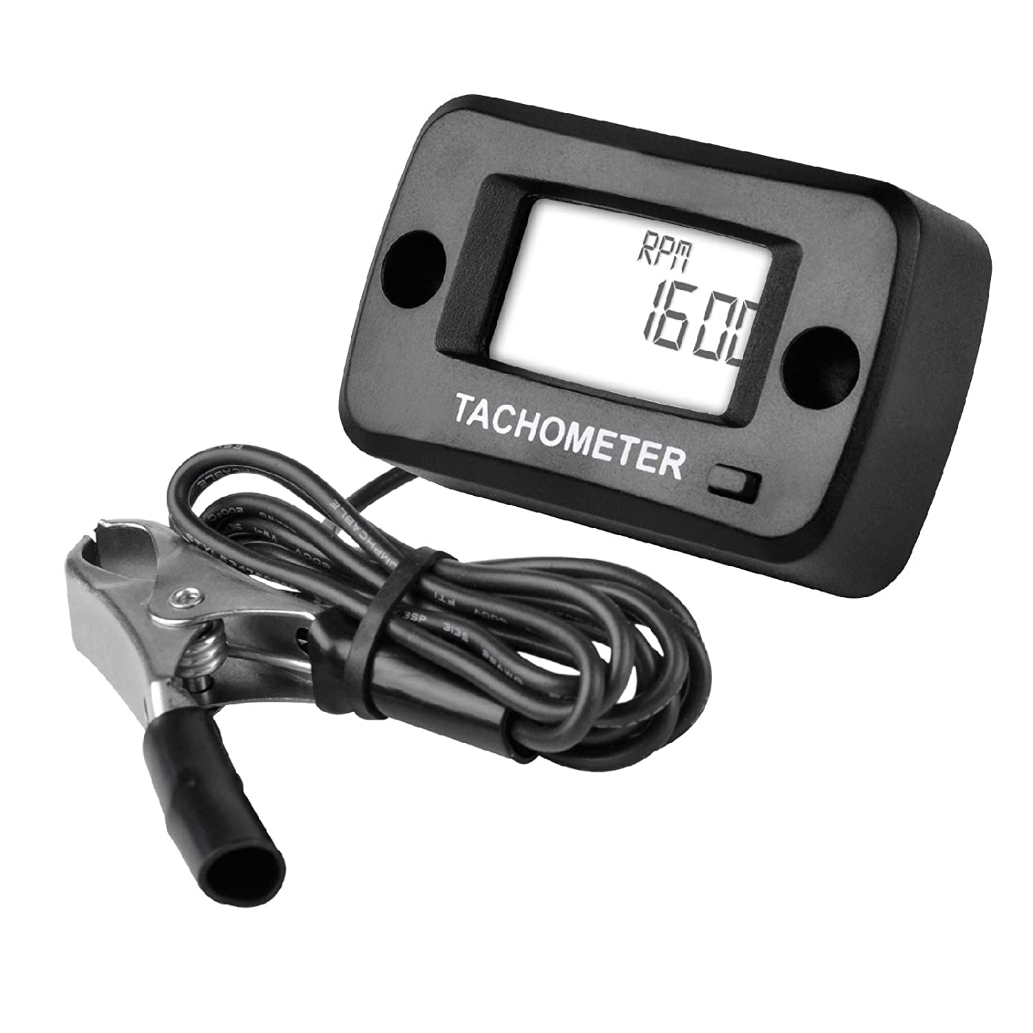 Compteur Horaire Et Tachymètre Numérique Yooreal - Batterie Remplaçable, étanche, Pour Moteurs Essence 2T/4T - RPM 0-30000, Heures 0-99999