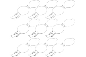 SEWACC Stainless Steel Jar Wire Lock Buckle Versatile Use 10pcs Airtight Seal for Wide Mouth Glass Jars