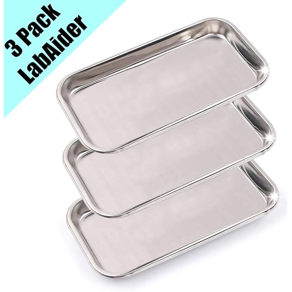 Pevor Professional Dental Stainless Steel Tray Dental Tool Lab