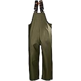 Helly Hansen Gale Rain Bib Pants - Waterproof Overalls for Men - Adjustable Fishing Coveralls - Work Rain Gear