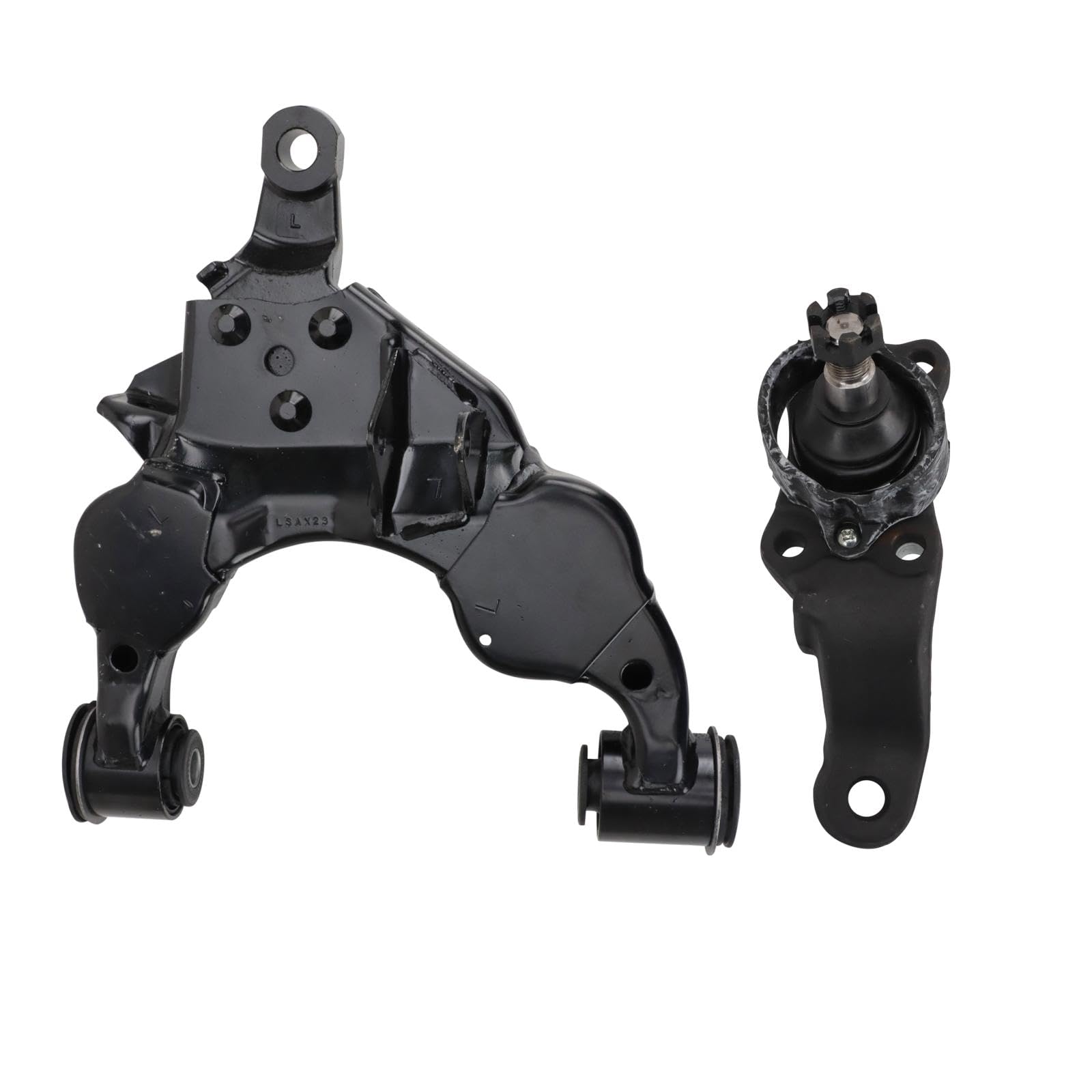 TRQ Front Left Lower Control Arm with Ball Joint Compatible with 2004-2007 Toyota Sequoia 2004-2006 Tundra
