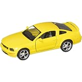 KiNSMART - 2006 Ford Mustang GT 1:38 Scale 5" Die Cast Metal Model Toy Car (Yellow)