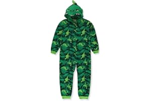 Saint Eve Boys Dinosaur T-Rex Hooded Blanket Sleeper with 3D Face