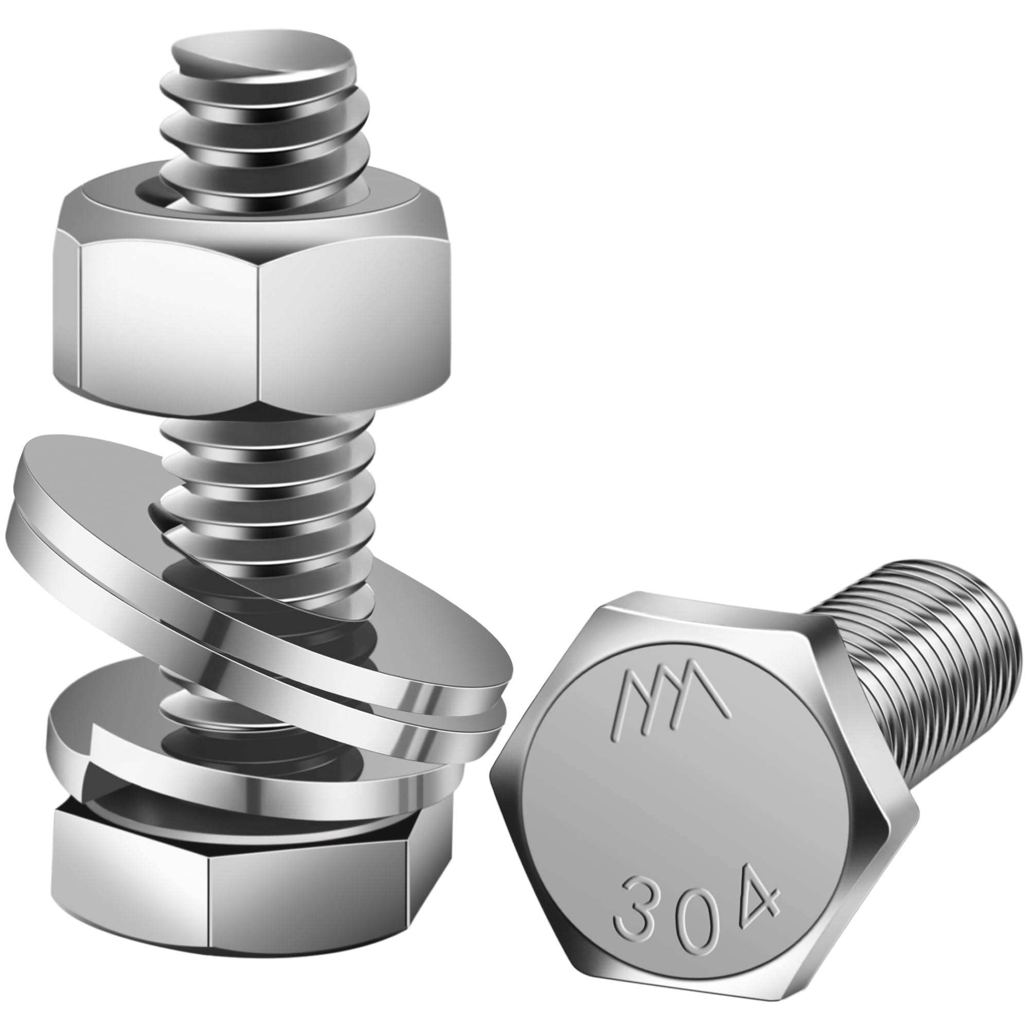 Photo 1 of 1/4-20 Nut and Screw Spacer Assortment Set (1/4-20x2-1/2(10Sets))