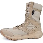 LUDEY Tactical Combat Boots for Men Lightweight Work Military Boots | Waterproof Comfortable Breathable jungle army boots for Hiking Security Ems Duty