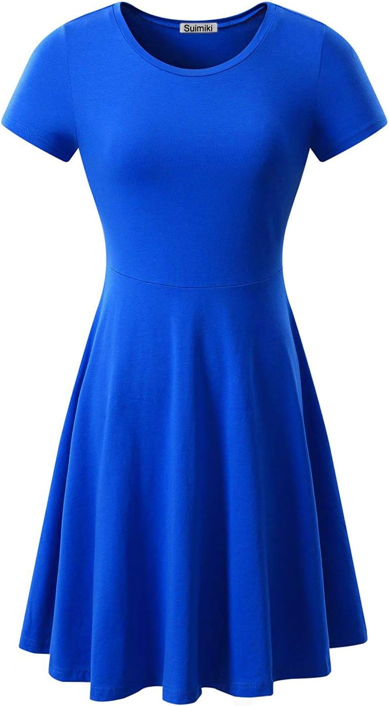 UGET Cute Long Sleeve Two Piece Cotton Dresses for Women Pullover Tunic Tops