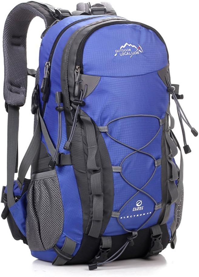 BLACK FRIDAY SALE!!! Hiking Waterproof Backpack by iArmour, with COOLMAX Air Flow Suspension. Shock Absorption Suspension Takes Weight off Back, Great for both Men and Women. Waterproof Laptop Compartment. 40L