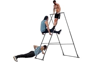 KT KHANH TRINH KT Toes Don't Touch Ground Super-Sturdy Foldable Adjustable Durable Free Standing Pull Up Bar