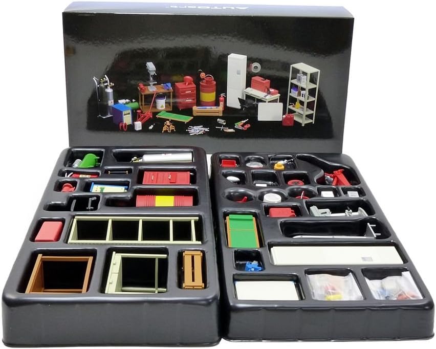 AUTOart Garage Accessories Set Kit Multicoloured, 49110 1 18 Scale Amazon.co.uk Toys & Games