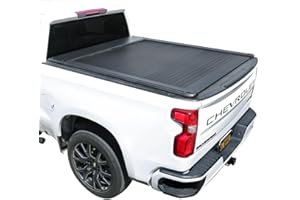 Syneticusa AR Automatic Retractable Truck Bed Cover for Silverado Sierra 1500 2007–2026 | 5’8” 69.9” Bed | Aluminum Hard Tonn