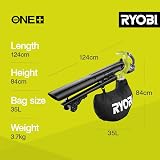 Ryobi OBV18 18V ONE+ Cordless Brushless Blow-Vac Body Only Hyper Green view 9