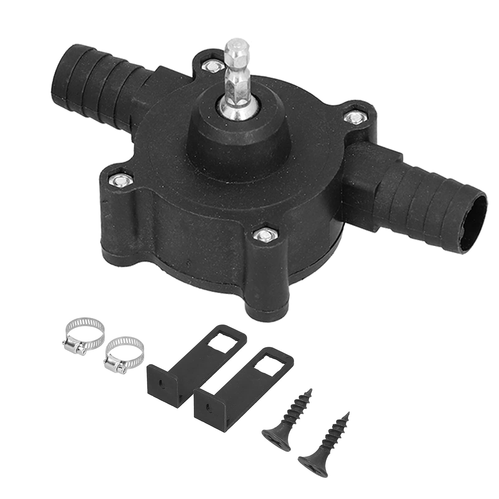 Hand Electric Drill Drive Self Priming Water Transfer Pump, Convenient Home Small Pump for Irrigation Gardening Professional Accessories