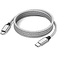 DteeDck USB C to Micro USB Cable 6.6ft, Micro USB to USB Type C Adapter Cable Braided Male to Male Adapter USB-C USBC to Micro USB Cord 2M for Charging & Data Transmission