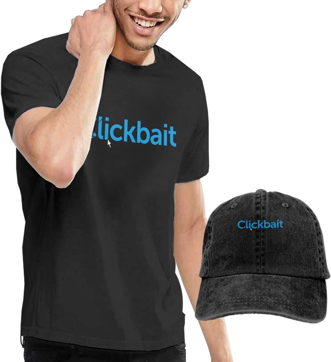 BAQQC Clickbait Fashion Men's T-Shirt and Hats Youth & Adult T-Shirts
