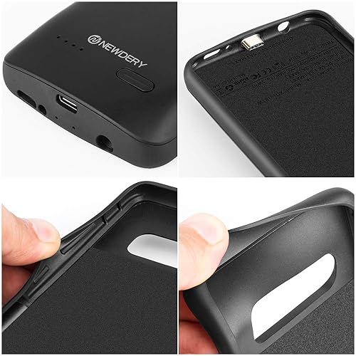 NEWDERY Upgraded for Galaxy S10 Battery Case Qi Wireless Charging