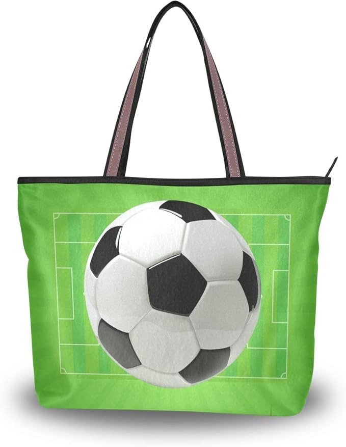 Eslifey Soccer Football Field Women's Tote Bag Hand Bags Shoulder Bags