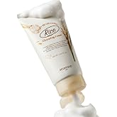 SKINFOOD Rice Daily Cleansing Foam 150ml - Delicate, Fine, and Smooth Brightening Cleansing with Fermented White Rice Ingredients - Firming Bubble Facial Foam Cleanser - For Men and Women (5.07 fl. oz.)