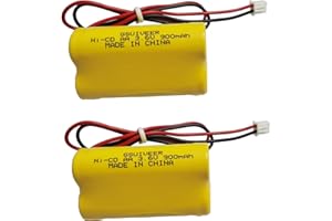 GSUIVEER 3.6V 900mAh Ni-Cd Exit Sign Emergency Light Battery Pack Compatible Unitech 6200RP Lowes OSA230 Lowes 253799 Unitech LEDR-1 (2 Pack)