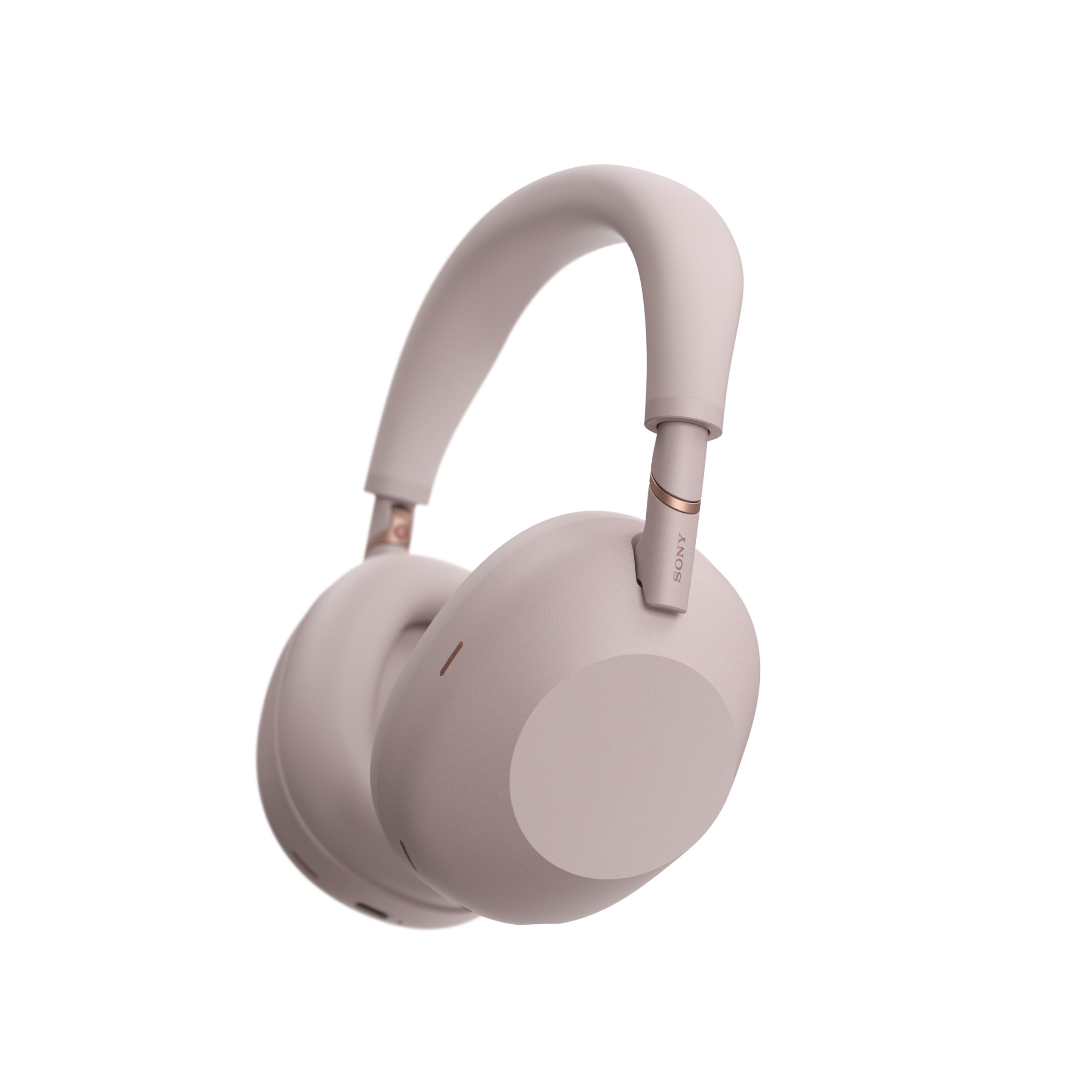 SONY WH-1000XM6 Flagship Noise Cancelling Over-Ear Wireless Bluetooth Headphones, Signature Hi-Res Sound, Comfort, Foldable Design, Durable Case, 30 HR NC on Battery, iOS & Android - Sand Pink