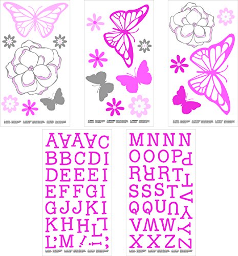 NoJo Butterfly Bouquet Wall Decals