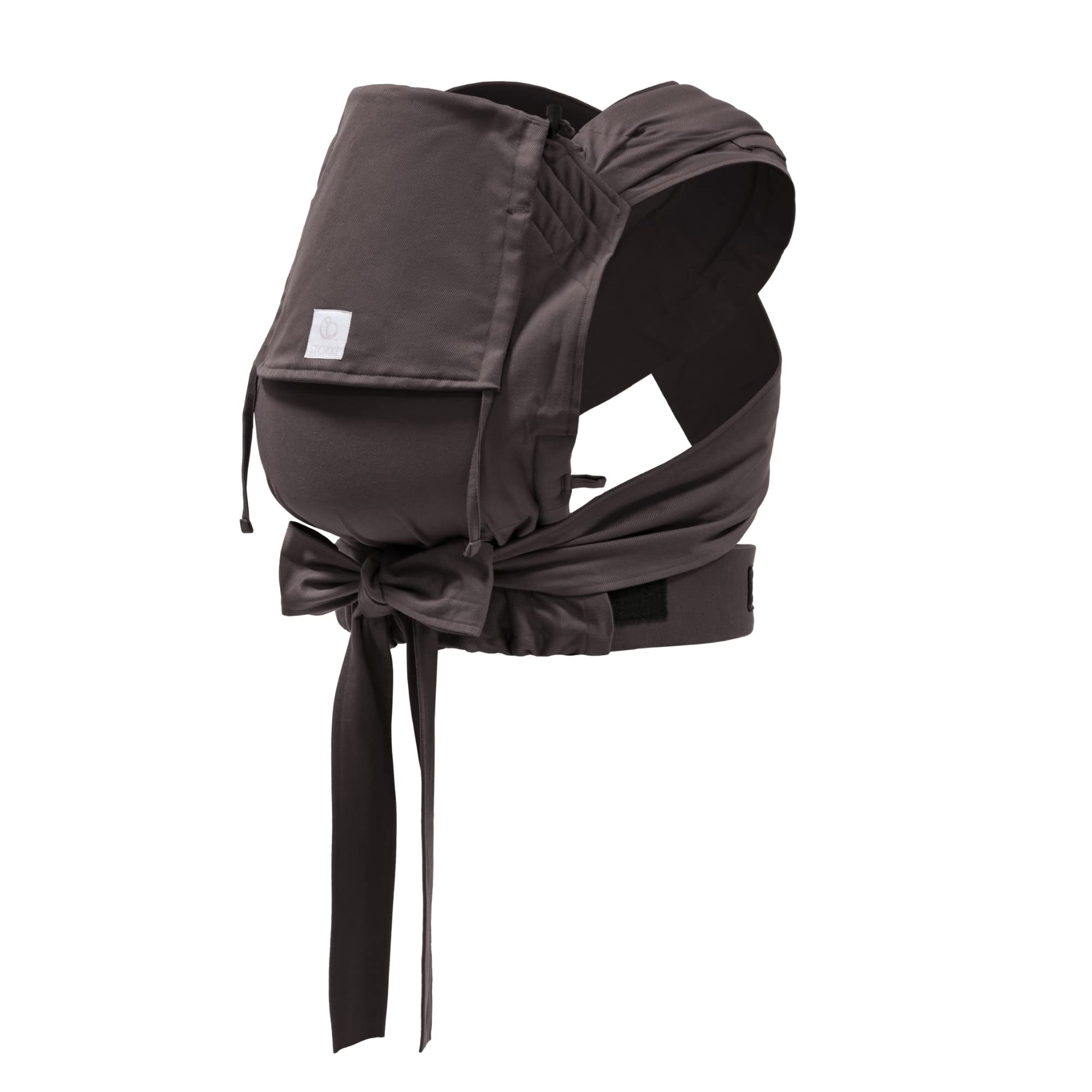 Stokke Limas Carrier, Espresso Brown - Newborn Half-Buckle Baby Carrier - Ergonomic with Adjustable Features - Three Carrying Options - Safe from Birth & Up to 15 kg (33 lbs)